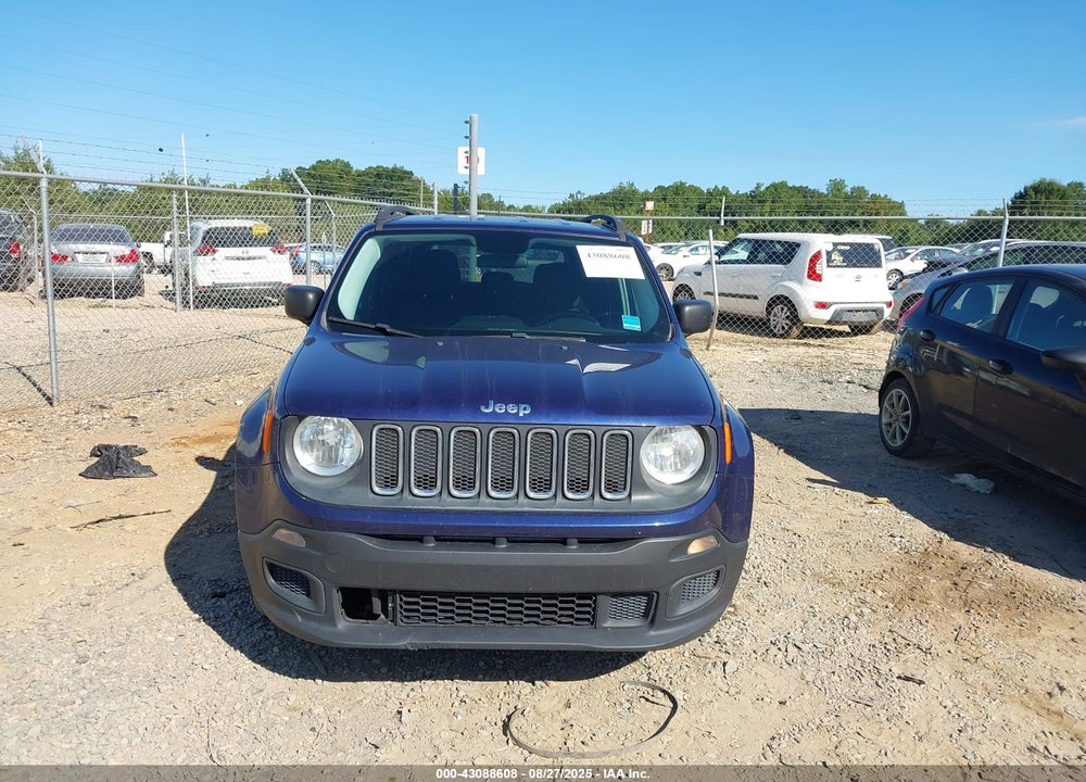 2016 JEEP RENEGADE SPORT VIN: ZACCJAAT0GPD73875
