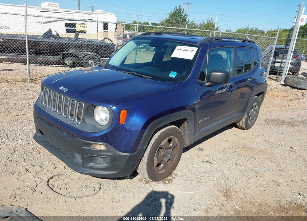 2016 JEEP RENEGADE SPORT VIN: ZACCJAAT0GPD73875