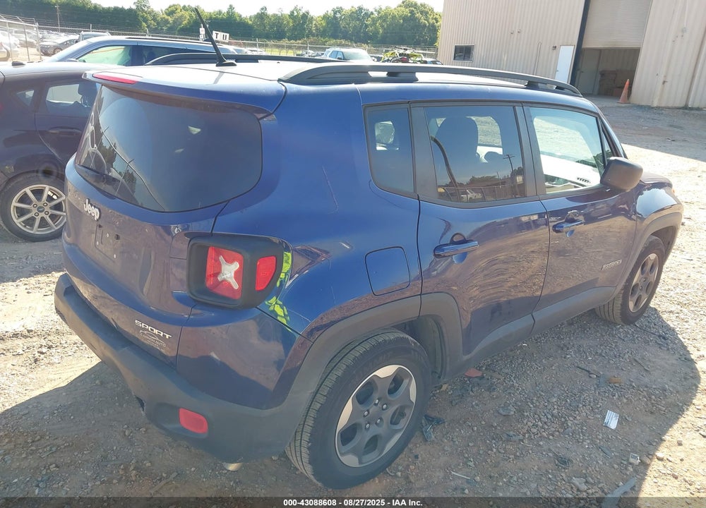 2016 JEEP RENEGADE SPORT VIN: ZACCJAAT0GPD73875