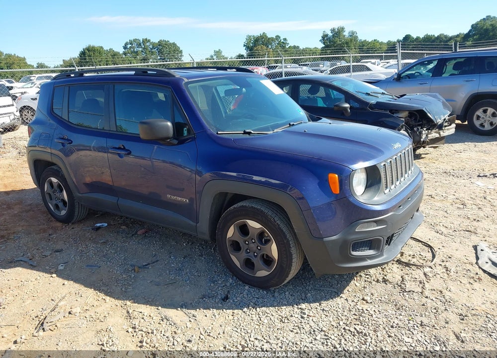 2016 JEEP RENEGADE SPORT VIN: ZACCJAAT0GPD73875