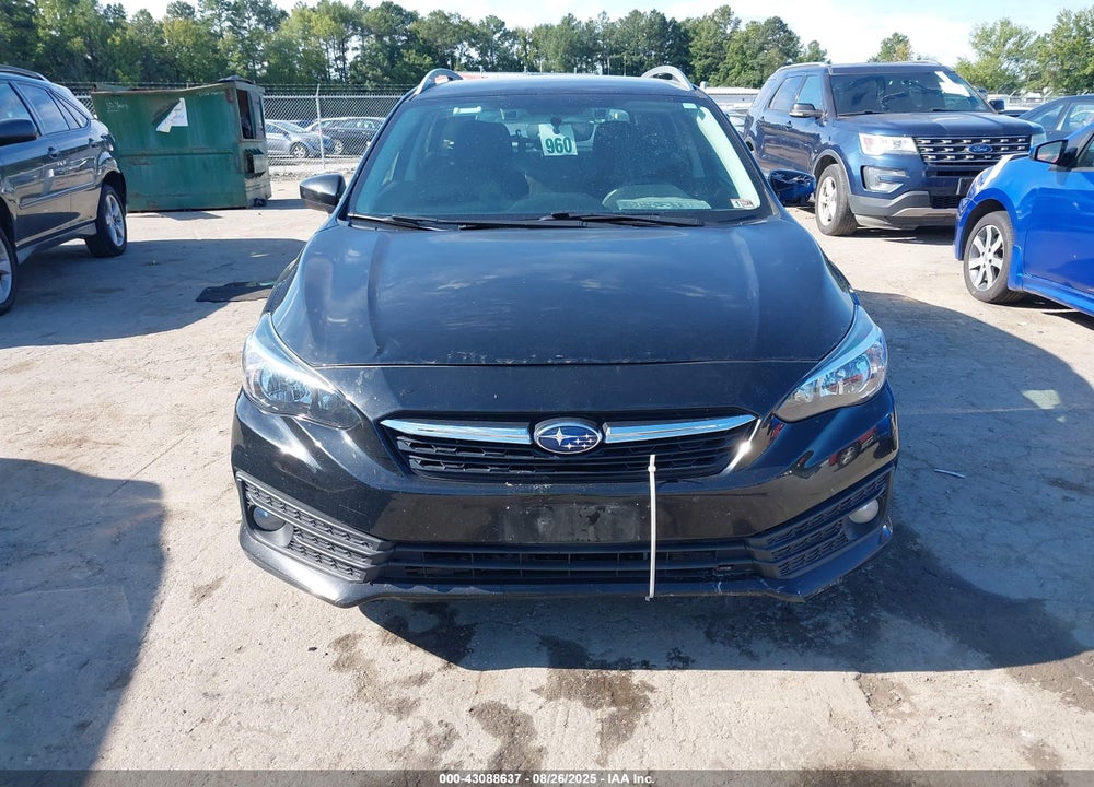 2021 SUBARU IMPREZA VIN: 4S3GTAV66M3714986