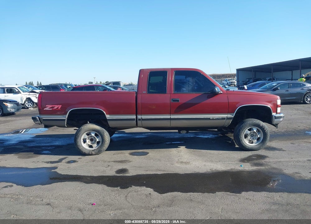 1998 CHEVROLET K1500 FLEETSIDE VIN: 2GCEK19R6W1249259