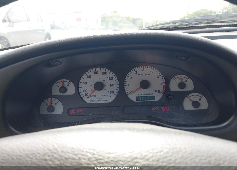 1999 FORD MUSTANG COBRA VIN: 1FAFP47V6XF182296