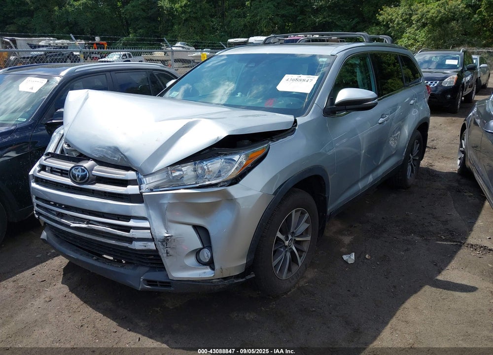 2019 TOYOTA HIGHLANDER VIN: 5TDJZRFH7KS605483
