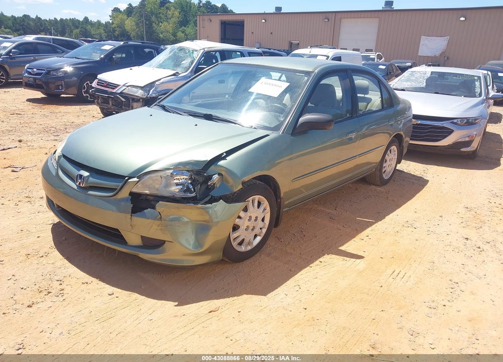 2004 HONDA CIVIC LX VIN: 2HGES16594H609650