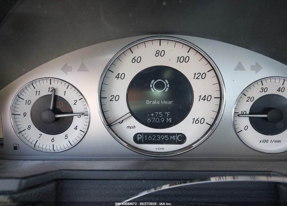 2009 MERCEDES-BENZ E-CLASS VIN: WDBUF87X29B374658