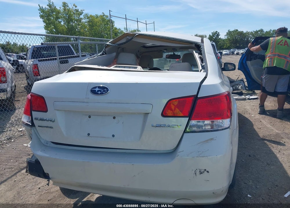 2011 SUBARU LEGACY VIN: 4S3BMCG69B3254400