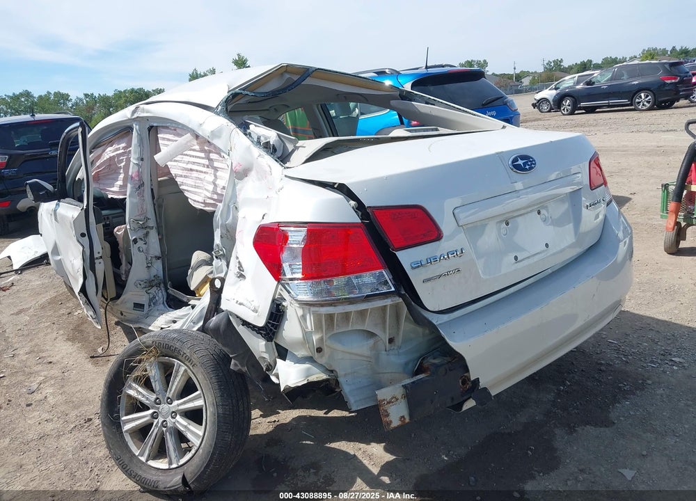 2011 SUBARU LEGACY VIN: 4S3BMCG69B3254400