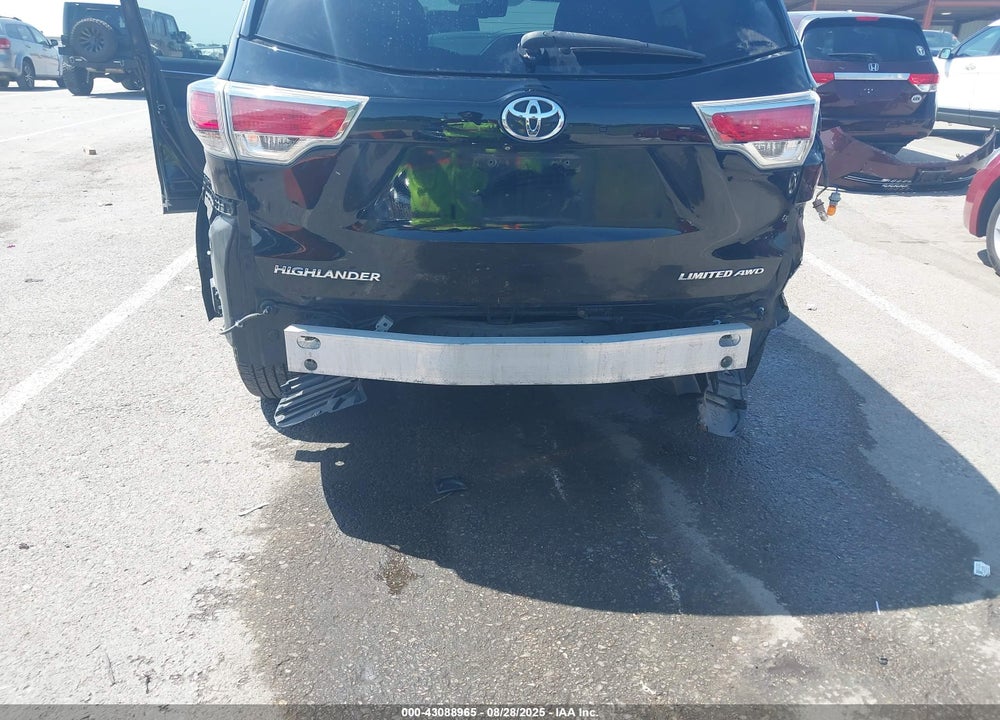 2015 TOYOTA HIGHLANDER VIN: 5TDDKRFH6FS121781
