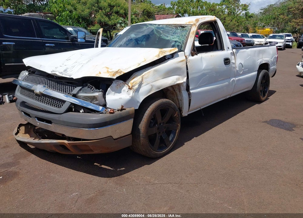 2004 CHEVROLET SILVERADO 1500 WORK TRUCK VIN: 1GCEC14V04Z331221
