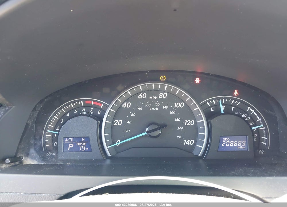 2013 TOYOTA CAMRY VIN: 4T1BF1FKXDU224621