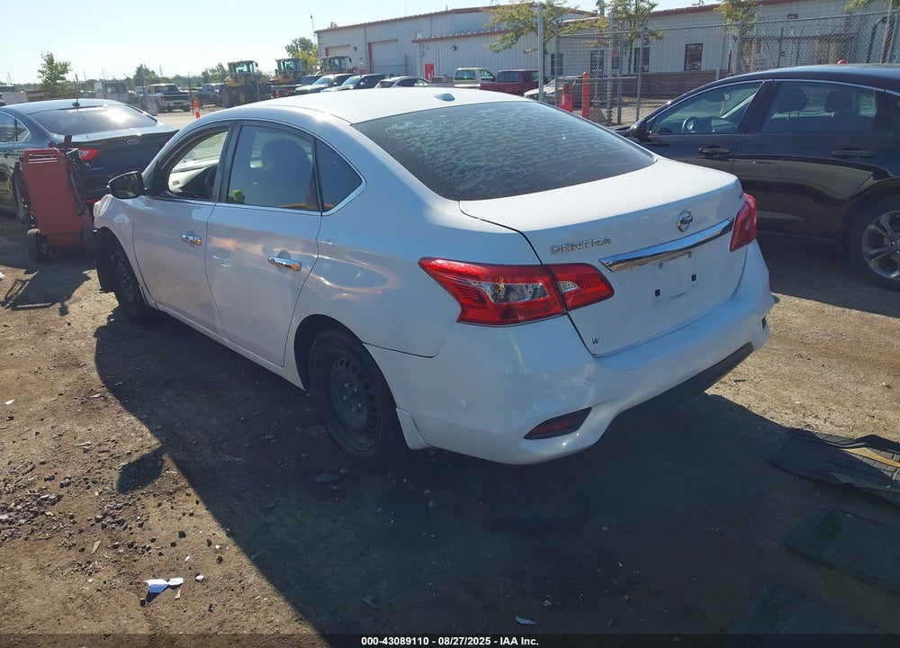 2017 NISSAN SENTRA SV VIN: 3N1AB7APXHL645176