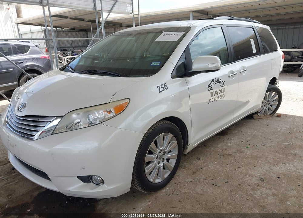 2014 TOYOTA SIENNA VIN: 5TDYK3DCXES500075
