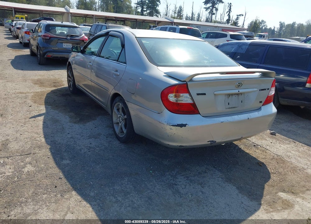 2002 TOYOTA CAMRY SE V6 VIN: 4T1BF32K12U029487