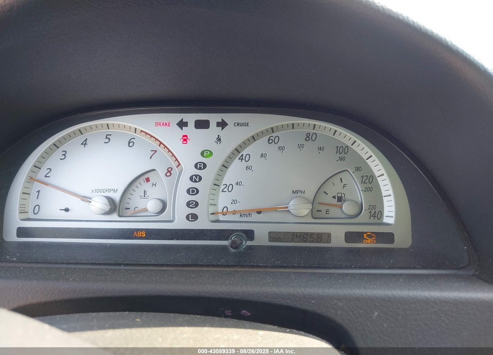2002 TOYOTA CAMRY SE V6 VIN: 4T1BF32K12U029487