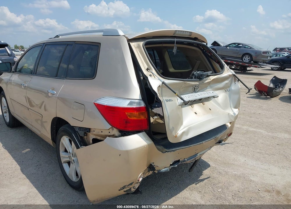 2008 TOYOTA HIGHLANDER LIMITED VIN: JTEDS42A382001857