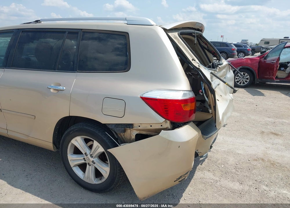2008 TOYOTA HIGHLANDER LIMITED VIN: JTEDS42A382001857
