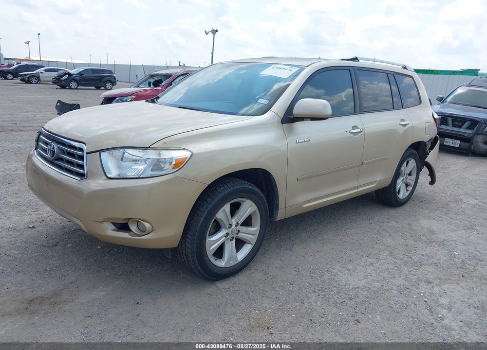 2008 TOYOTA HIGHLANDER LIMITED VIN: JTEDS42A382001857