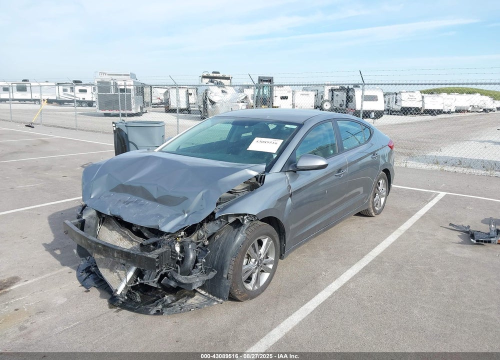 2018 HYUNDAI ELANTRA SEL VIN: KMHD84LF8JU556418