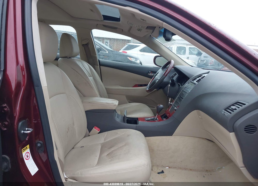 2008 LEXUS ES 350 VIN: JTHBJ46G682169276