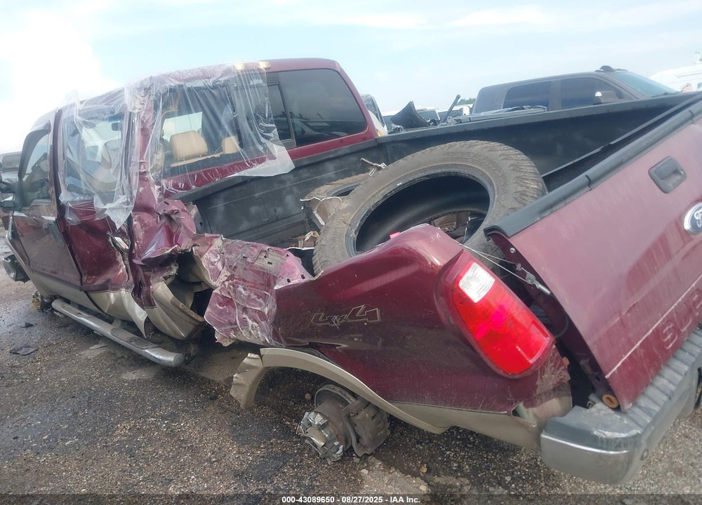 2008 FORD F-250 FX4/HARLEY-DAVIDSON/KING RANCH/LARIAT/XL/XLT VIN: 1FTSW21R38EB19367