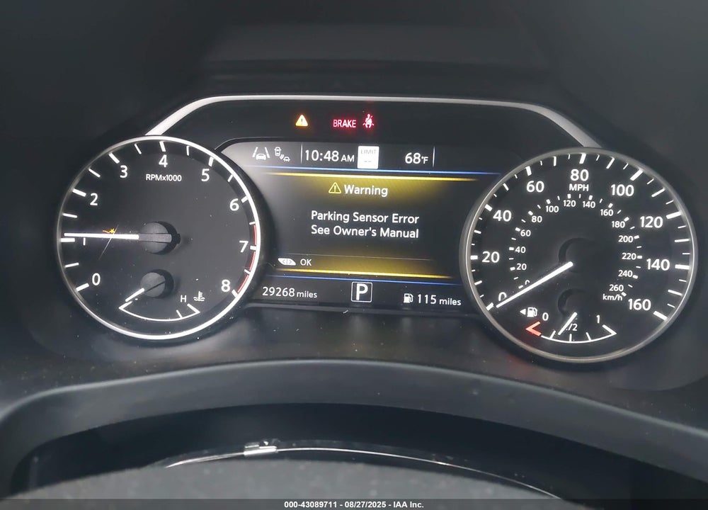 2020 NISSAN MURANO VIN: 5N1AZ2DJ4LN146283