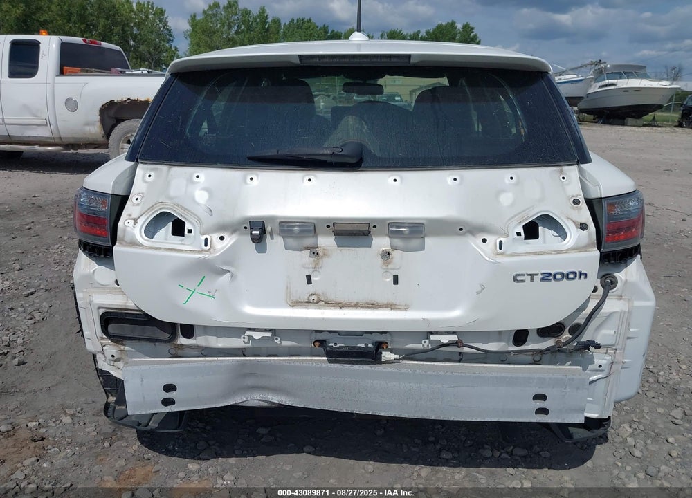 2012 LEXUS CT 200H VIN: JTHKD5BH4C2069598