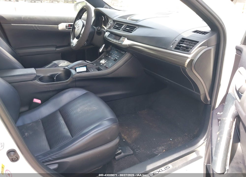 2012 LEXUS CT 200H VIN: JTHKD5BH4C2069598