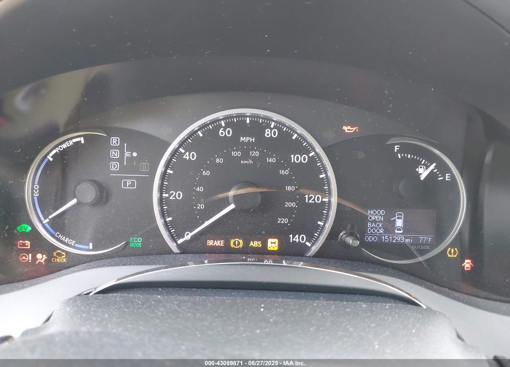 2012 LEXUS CT 200H VIN: JTHKD5BH4C2069598