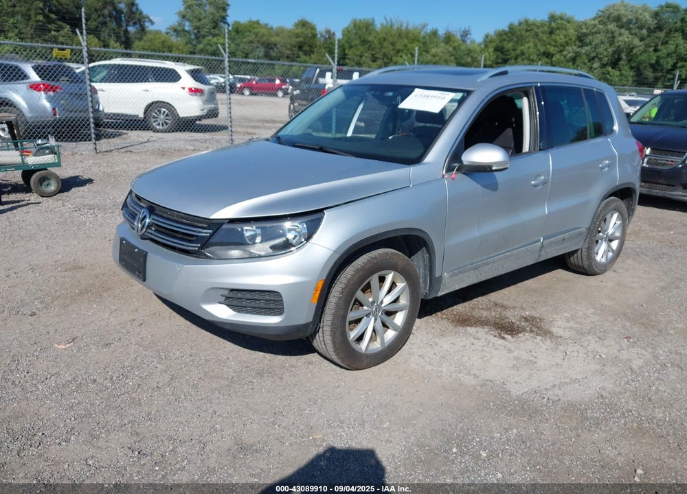 2017 VOLKSWAGEN TIGUAN 2.0T WOLFSBURG EDITION VIN: WVGSV7AXXHK018337