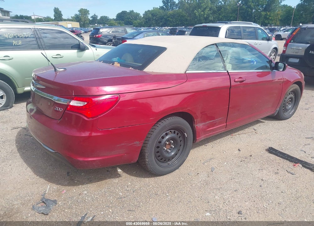 2012 CHRYSLER 200 VIN: 1C3BCBEBXCN284836