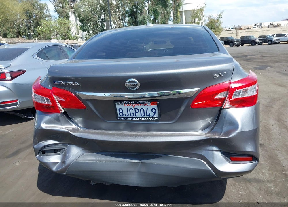 2019 NISSAN SENTRA SV VIN: 3N1AB7AP0KY320918