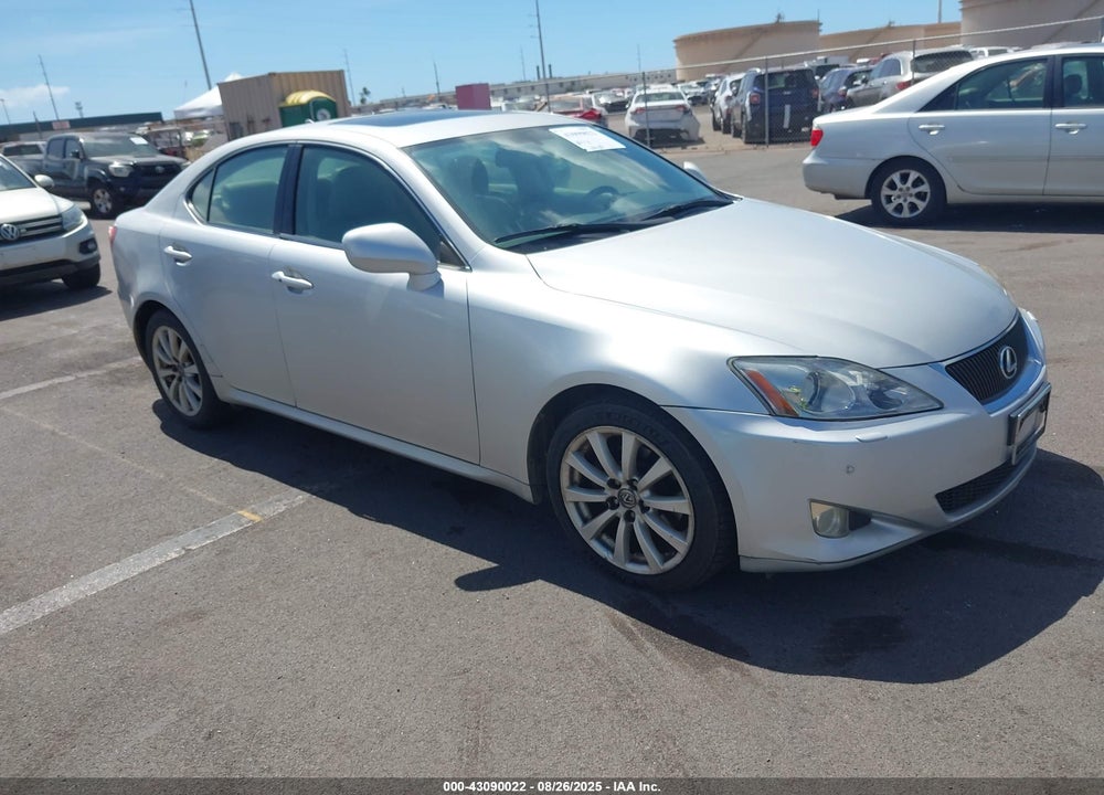 2008 LEXUS IS 250 VIN: JTHBK262585055404
