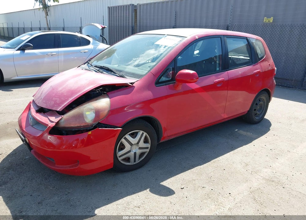 2008 HONDA FIT VIN: JHMGD38468S056390