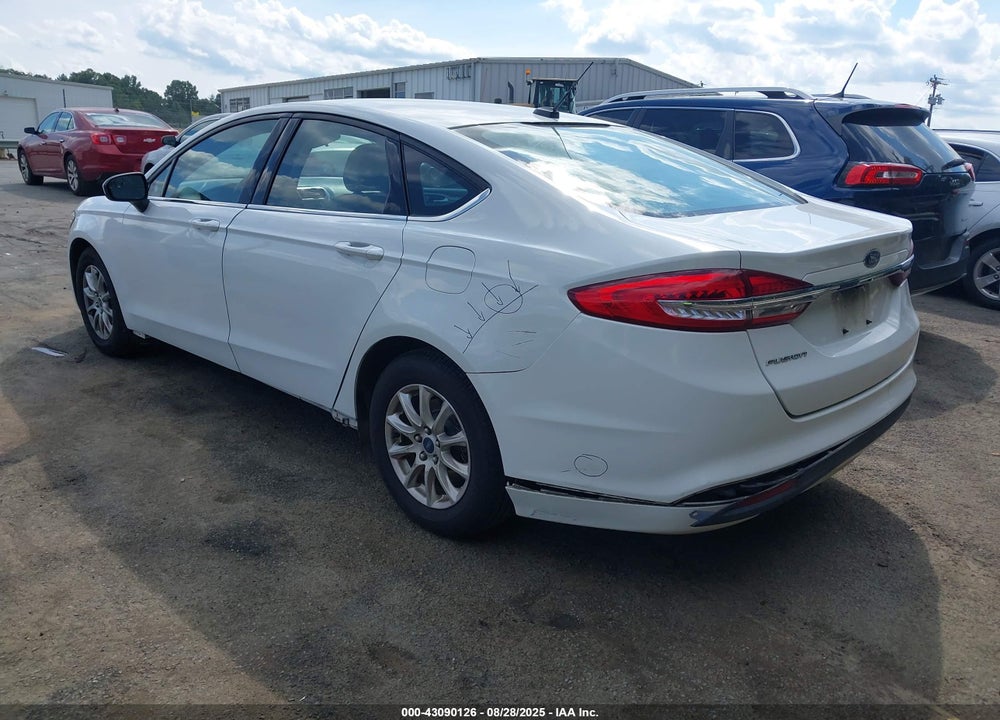2018 FORD FUSION S VIN: 3FA6P0G76JR242985