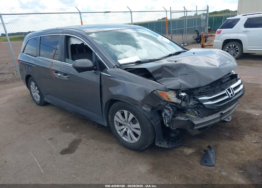 2017 HONDA ODYSSEY EX-L VIN: 5FNRL5H68HB008834
