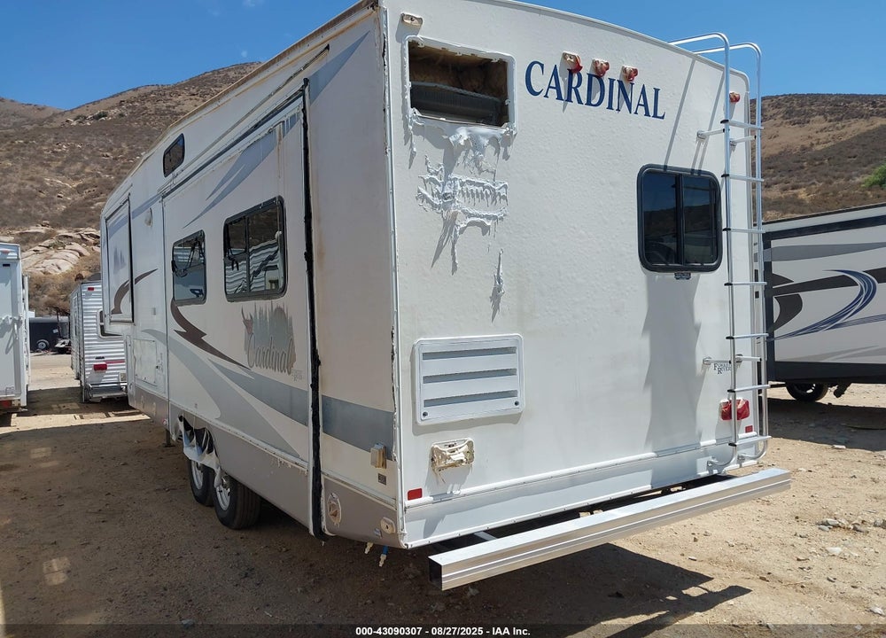 2005 CARDINAL TRAILER VIN: 4X4FCAE246G087333