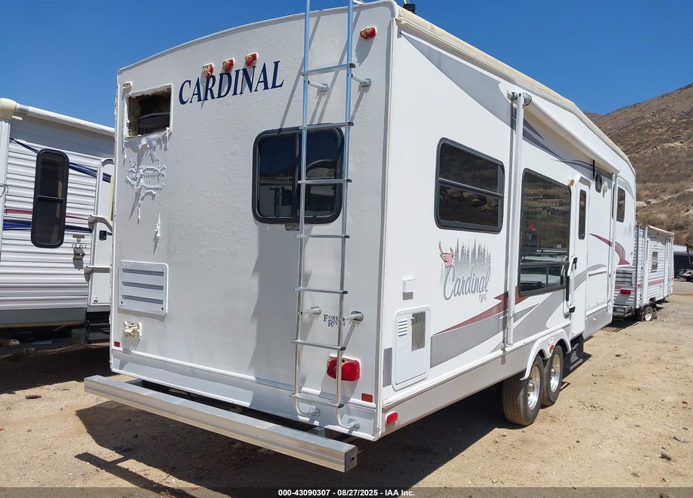 2005 CARDINAL TRAILER VIN: 4X4FCAE246G087333