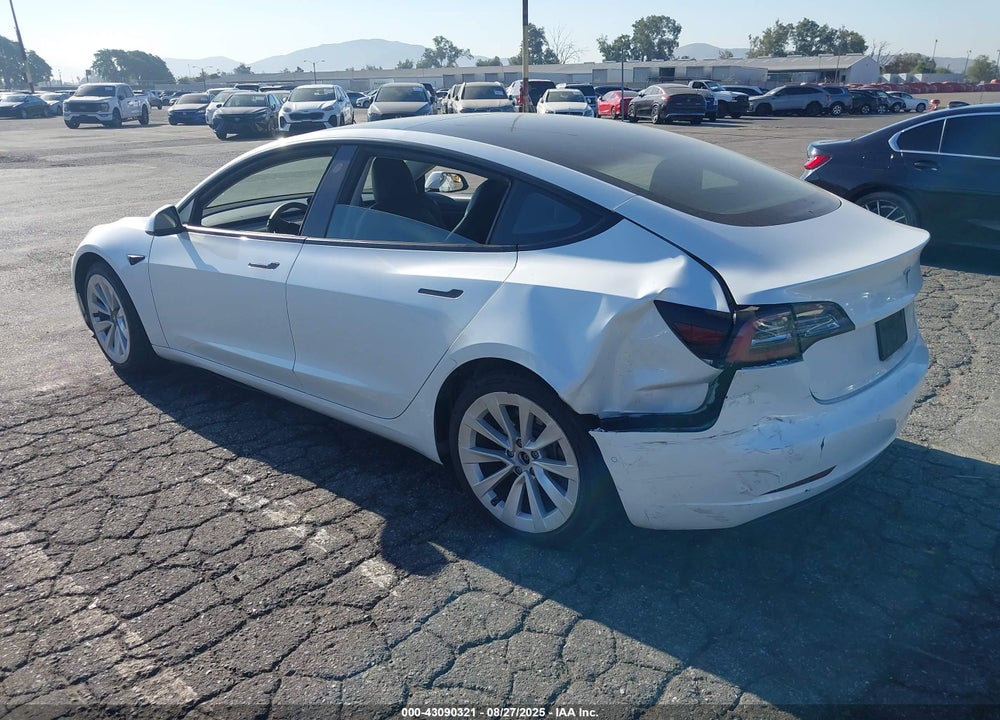 2021 TESLA MODEL 3 VIN: 5YJ3E1EAXMF870304
