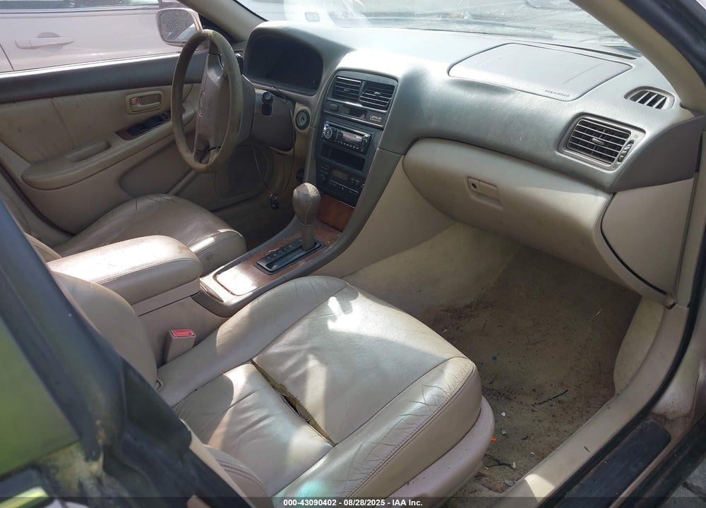 1999 LEXUS ES 300 VIN: JT8BF28G6X5066942