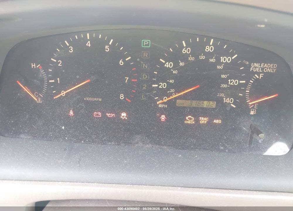 1999 LEXUS ES 300 VIN: JT8BF28G6X5066942