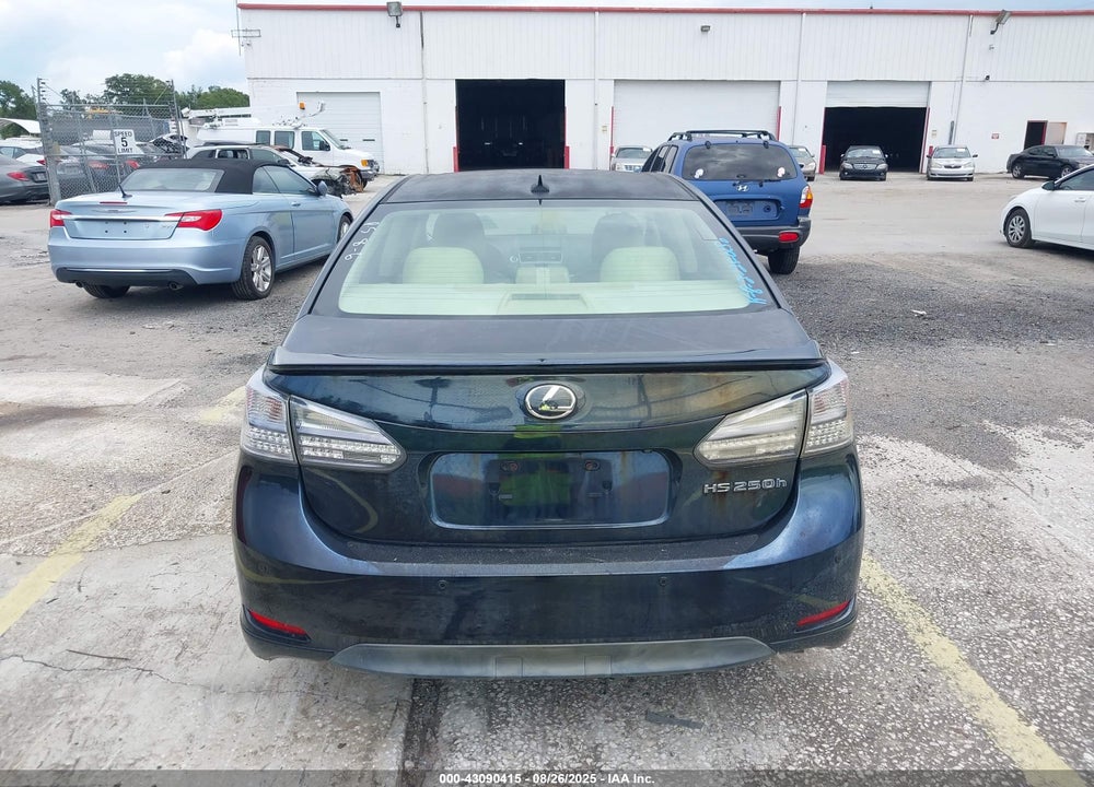 2011 LEXUS HS 250H VIN: JTHBB1BA8B2047281