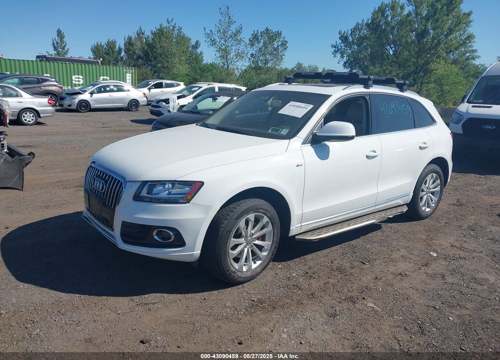 2013 AUDI Q5 2.0T PREMIUM VIN: WA1CFAFP8DA031044