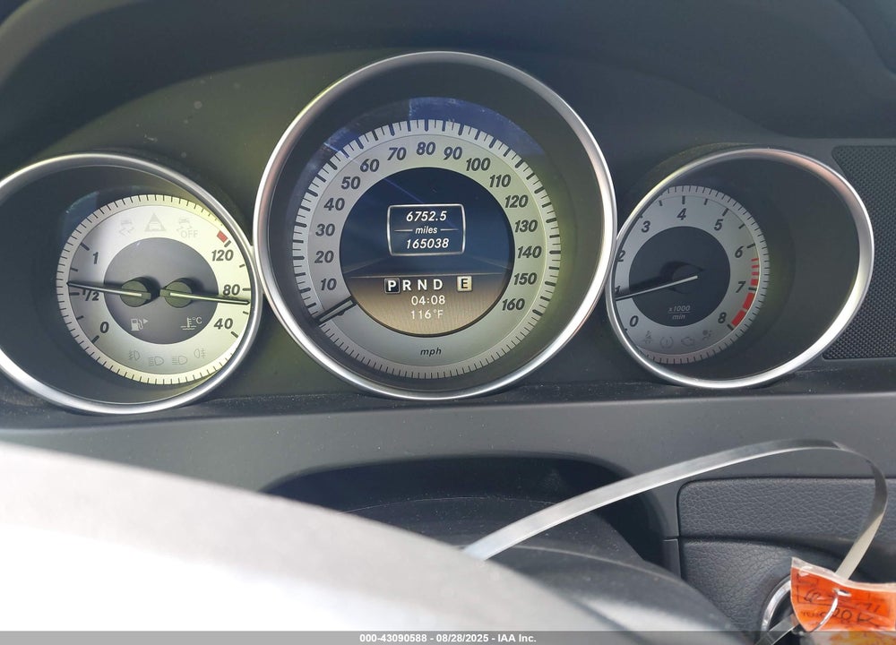 2012 MERCEDES-BENZ C CLASS VIN: WDDGF4HB5CR223652