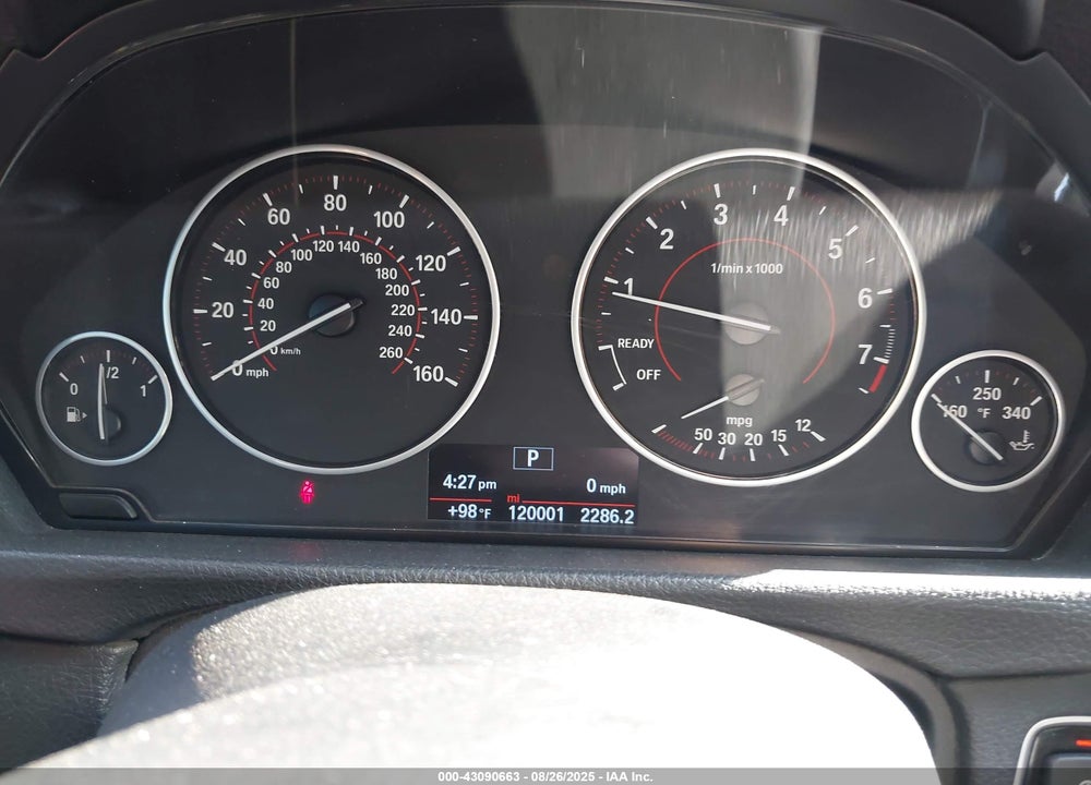 2015 BMW 328I VIN: WBA3A5G53FNS87822