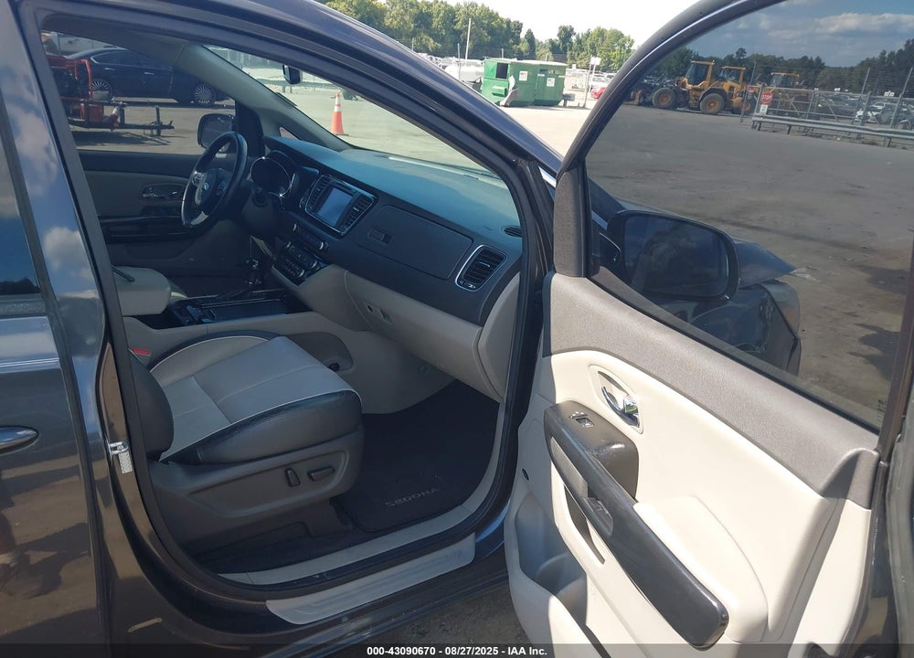2016 KIA SEDONA VIN: KNDMC5C12G6158194