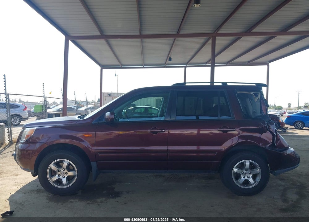 2007 HONDA PILOT VIN: 5FNYF28497B028380