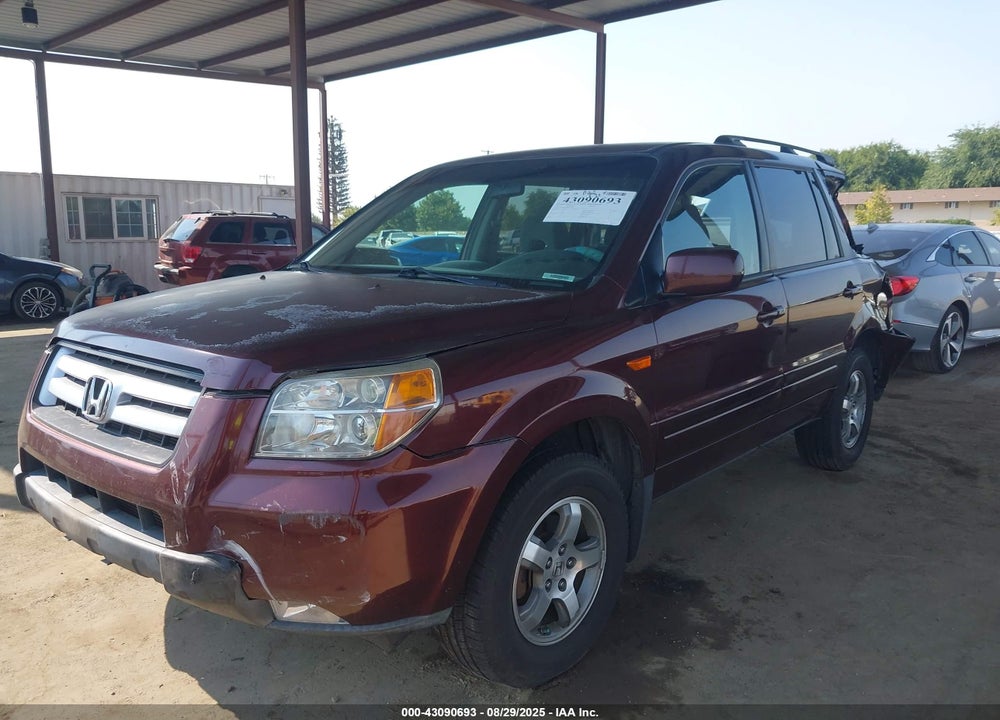 2007 HONDA PILOT VIN: 5FNYF28497B028380