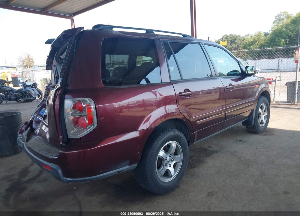 2007 HONDA PILOT VIN: 5FNYF28497B028380