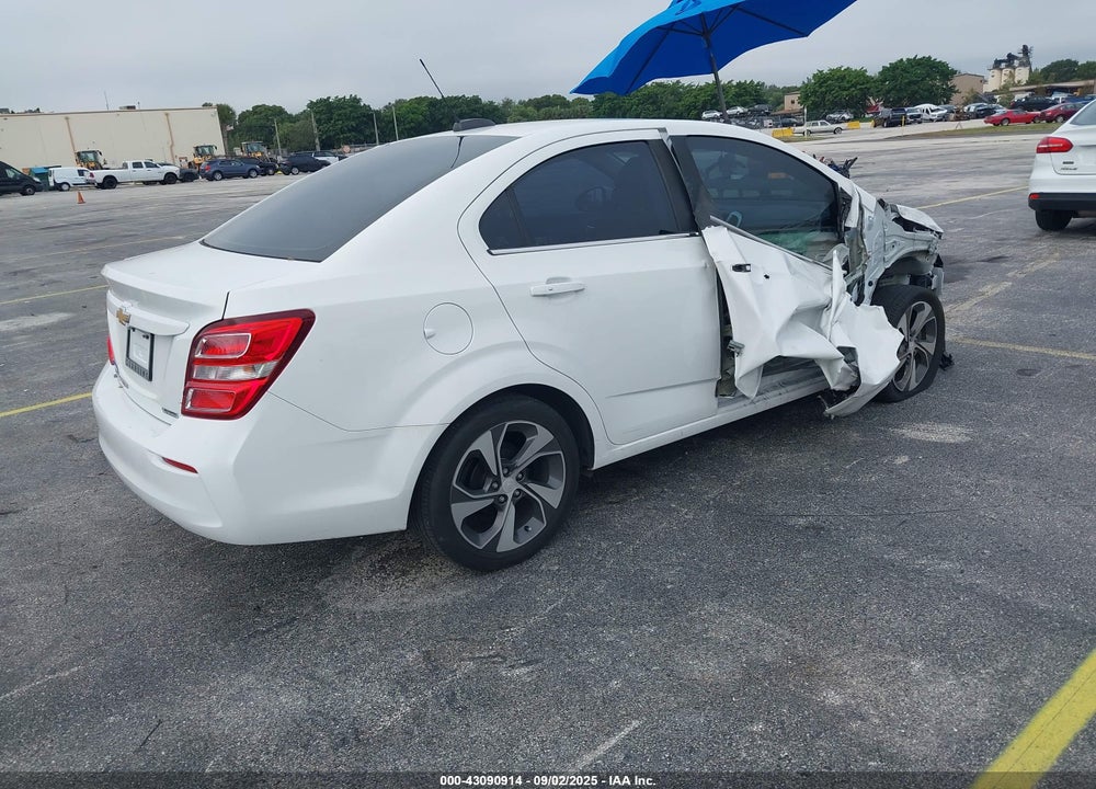 2018 CHEVROLET SONIC VIN: 1G1JF5SB3J4106945